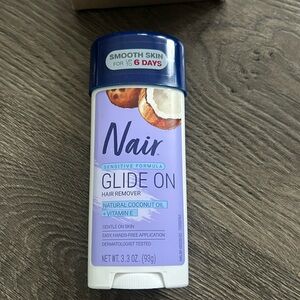 4 pack- Nair glide on hair remover- sensitive formula, coconut